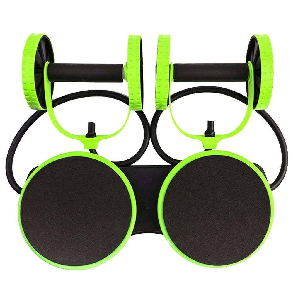 Multifunction Abdominal Exercise Wheel - Green (DISPLAY MODEL)