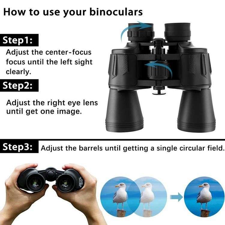 Mix Box 8 x 40 125m/1000m Binoculars For Outdoor Hunting
