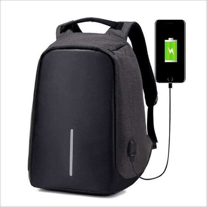 Anti Theft Travel Backpack Laptop school Bag With USB Charging Port