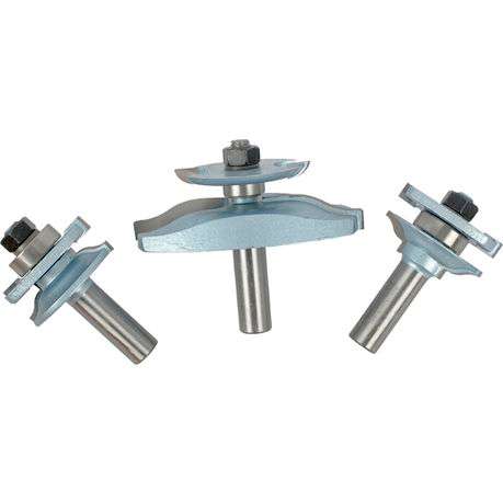 Pro-Tech - Sommerfield Raised Panel Set 3Pc 1/2" Shank Wooden Box - Pro-Tech - Sommerfield Raised...