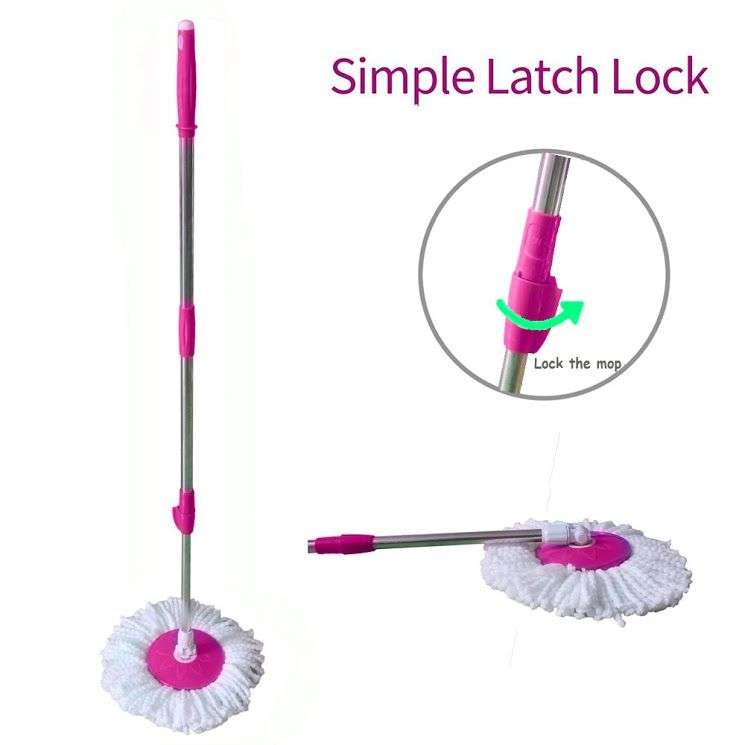 Rotating 360 Spin Mop And Plastic Bucket Set