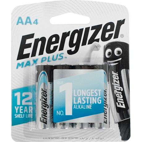 Energizer - 1.5v MAX Plus Alkaline AA Battery Card 4 - Energizer - 1.5v MAX Plus Alkaline AA Batt...