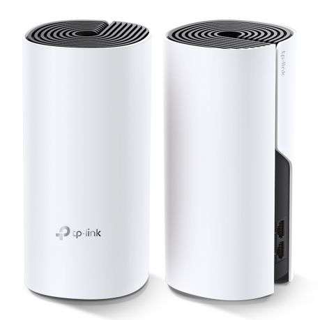 Tp-Link - Deco M4 (2-pack) AC1200 Whole Home Mesh Wi-Fi System - Tp-Link - Deco M4 (2-pack) AC120...