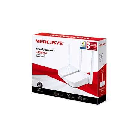 Mercusys - MW305R 300Mbps Wireless N Router with 3 High-Gain Antennas - Mercusys - MW305R 300Mbps...