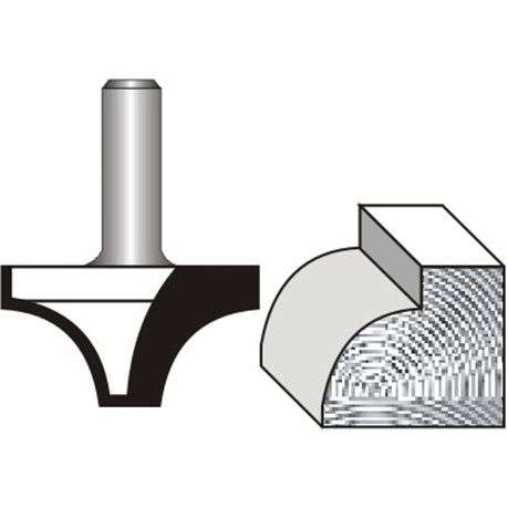 Pro-Tech - Ovolo & Rounding Over 27mm X 15mm 1/4" Shank - Pro-Tech - Ovolo & Rounding Over 27mm X...