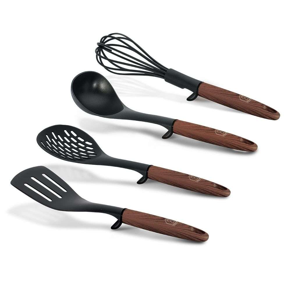 Berlinger Haus 4 Pieces Non-Stick Kitchen Tool Set - Ebony Rosewood (DIRTY AND DUSTY)