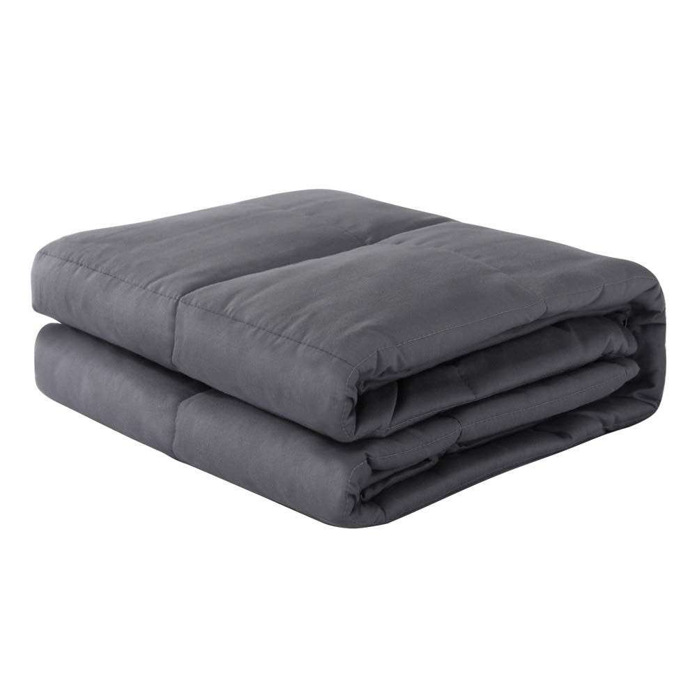 Jack Brown Luxury 20LBS Queen Size Weighted Blanket - Grey