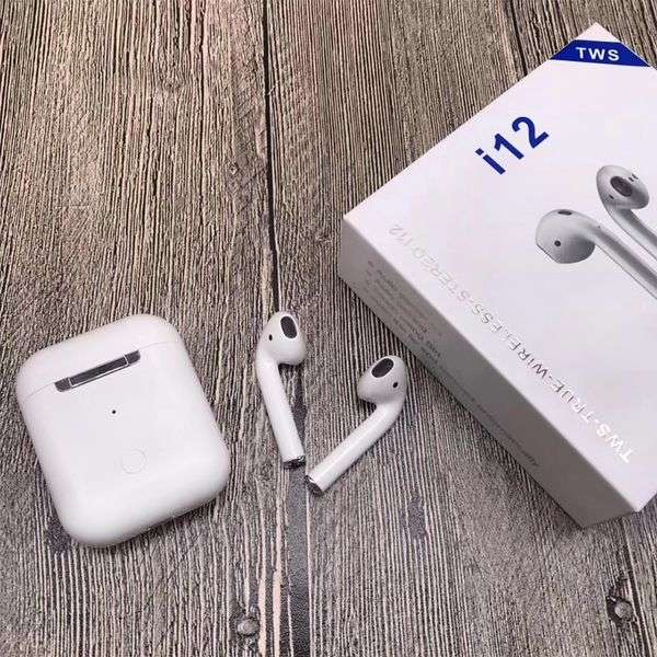 TWS i12 Wireless Stereo Bluetooth Earphones (Red Label Edition)