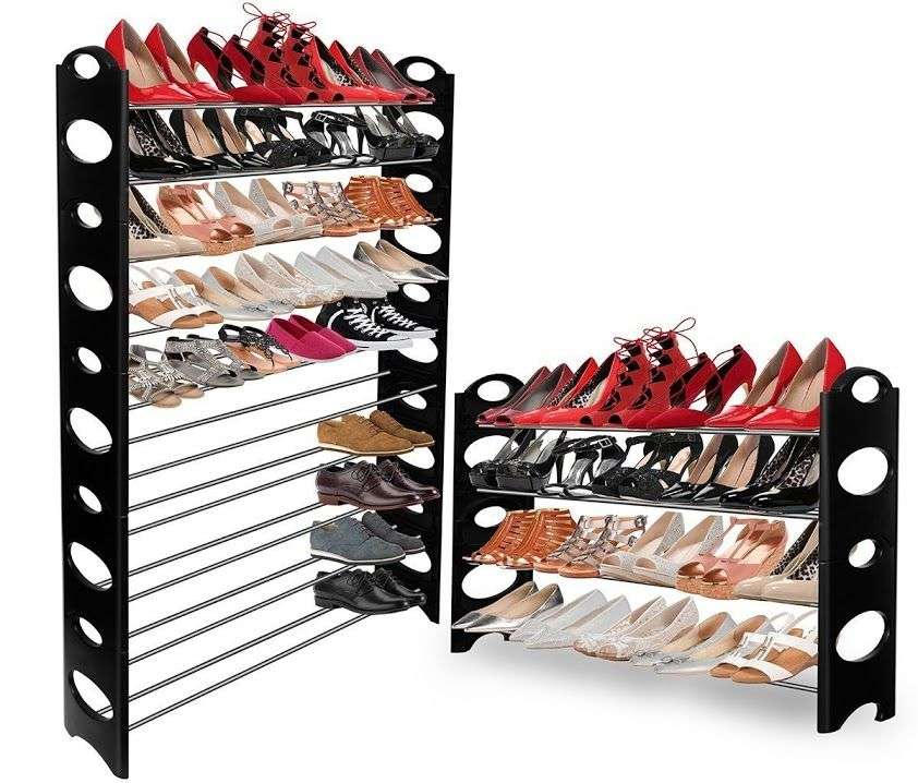 THE AMAZING 10 TIER SHOE RACK