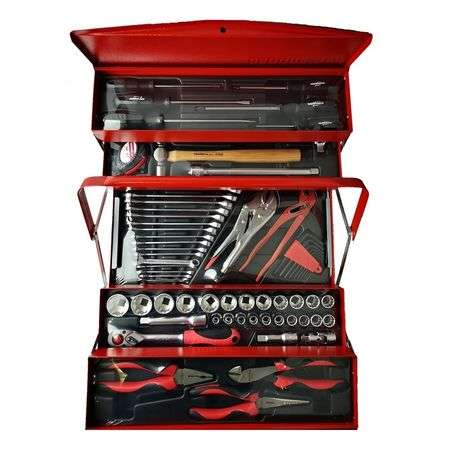 Gedore - Red Universal Toolkit / Tool Set in Cantilever Toolbox - (64 Piece) - Gedore - Red Unive...