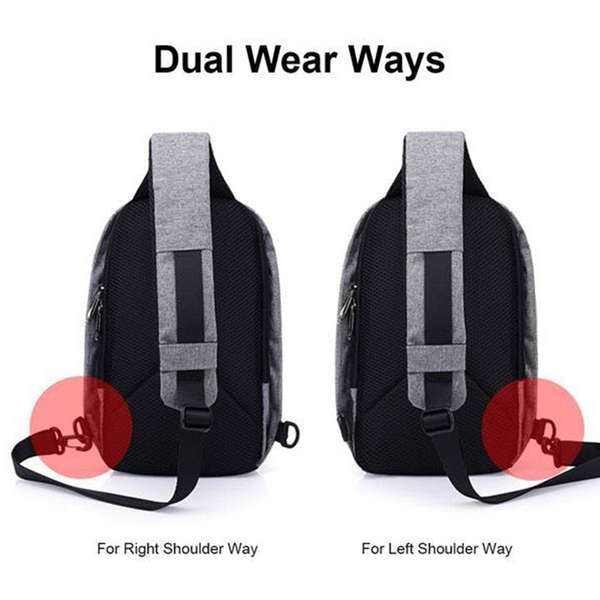 Anti-Theft Crossbody Bag with USB Charging Port