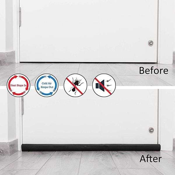 2 piece Fabric Door Stop Seal Strip