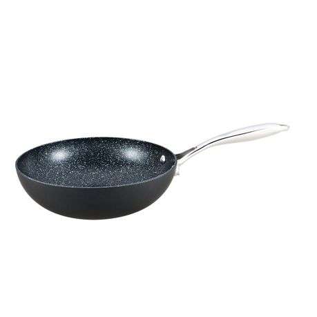 Herenthal 28cm Marble Coating Wok- Black (READ THE DESCRIPTION
