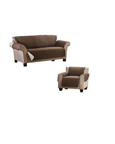 Protective Reversible Sofa Cover  1 x Double & 1 x Single (READ THE DESCRIPTION)