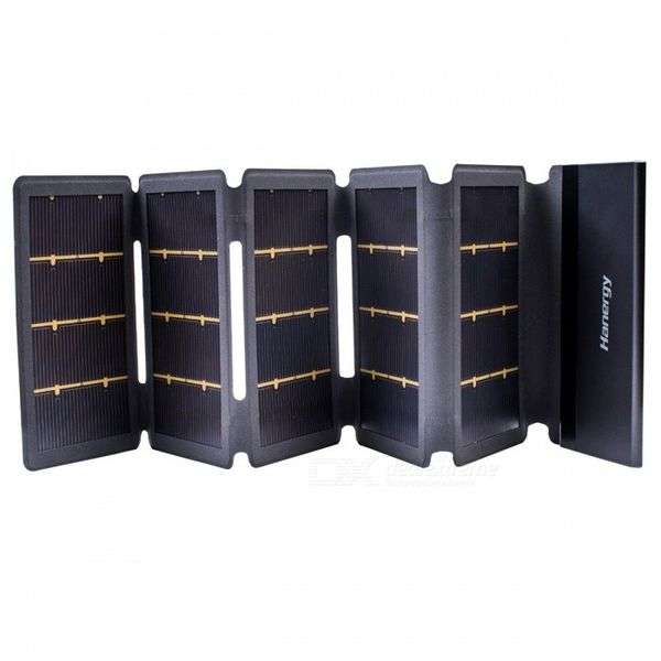 Hanergy Solar Energy Power Generation | Fold Out Solar Panel with 5000mah Li-Po Power Bank