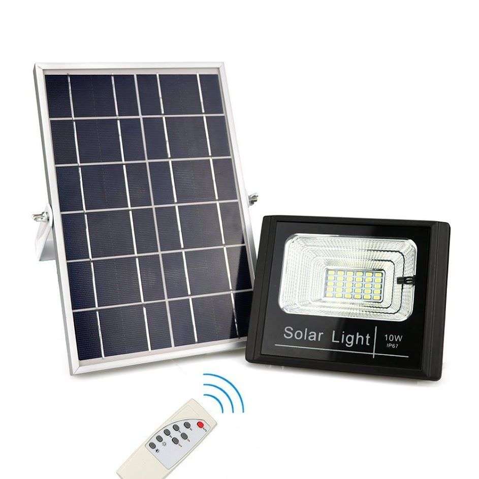 10W Solar LED Flood Light with Remote control (Read Description)