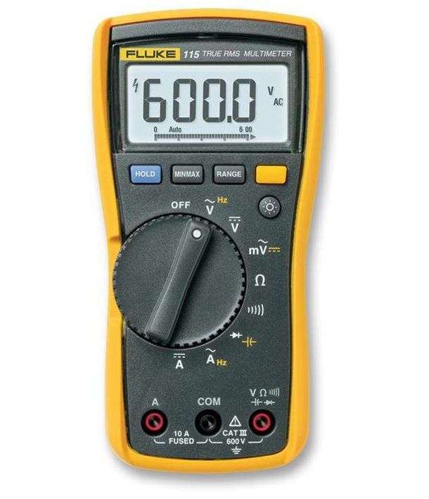 FLUKE 115 -  Technicians Digital Multi-meter, True RMS, 6000 Count