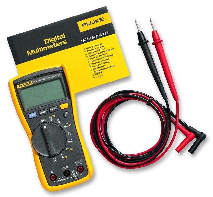 FLUKE 115 -  Technicians Digital Multi-meter, True RMS, 6000 Count