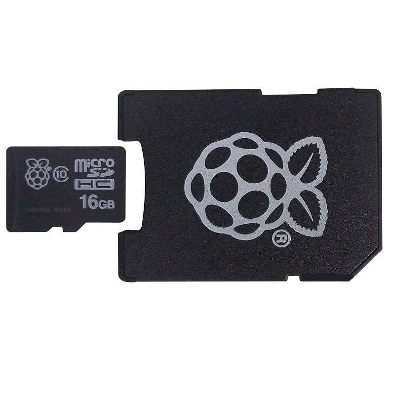 Raspberry Pi NOOBS MicroSD Cards Class 10, 16 GB