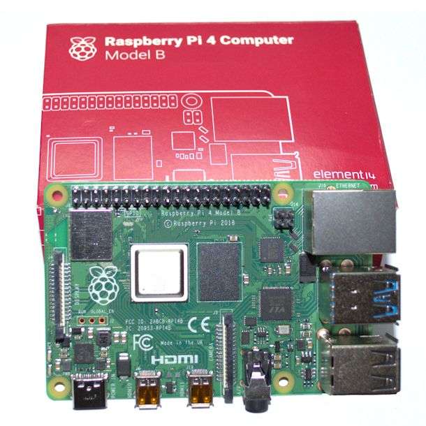 Raspberry Pi 4 Model B - 4GB, Single Board Computer