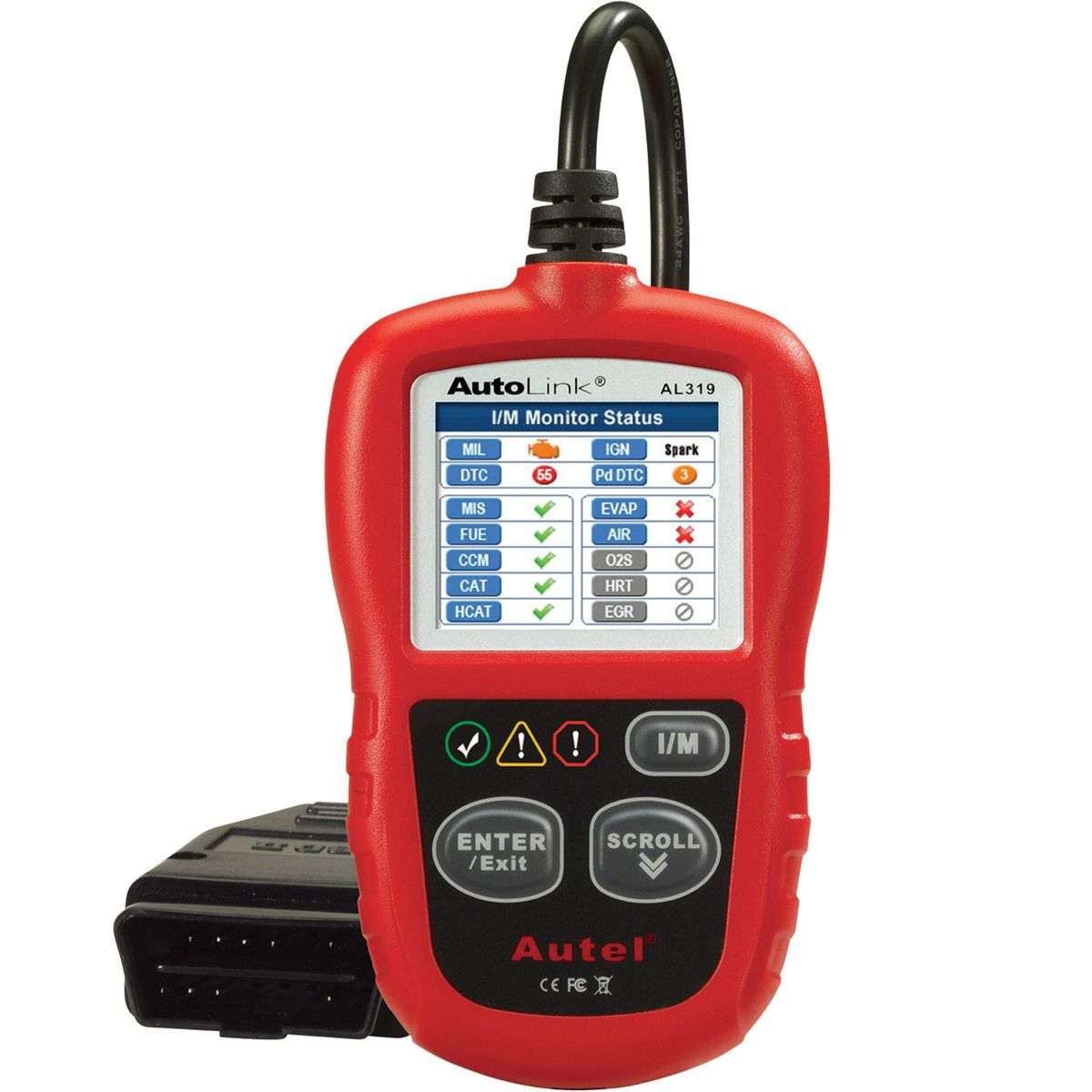 Autel Autolink AL319 OBD2 Diagnostic Tool (Parallel Import) - Open Box