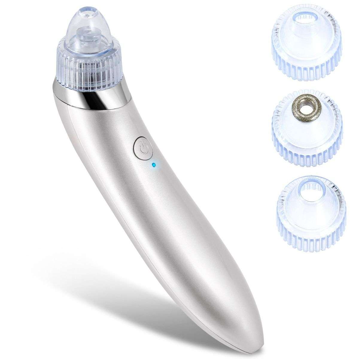 Vacuum Electric Blackhead Suction Tool Pore Cleanser - White
