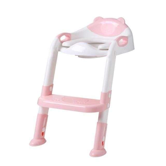 Toddler Toilet Training Ladder-  Pink (SECOND HAND)