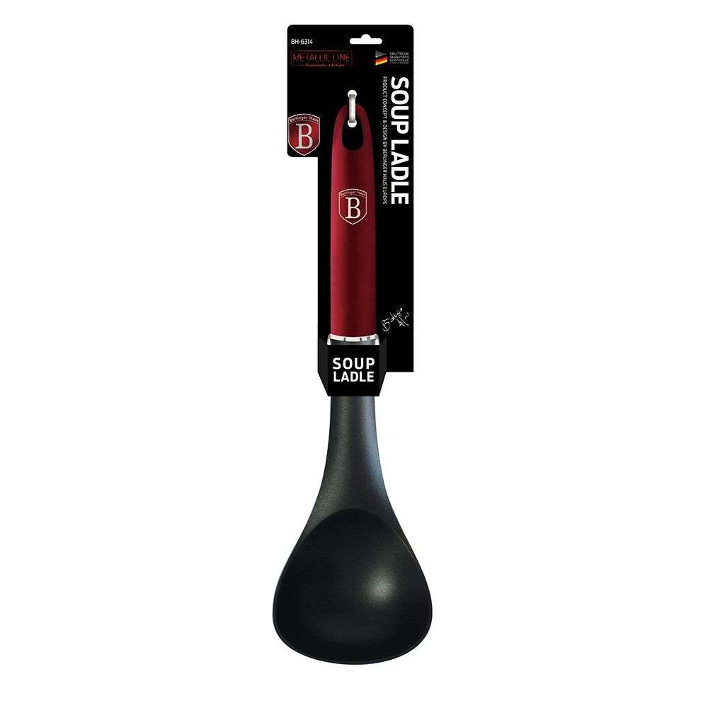 Berlinger Haus Nylon Soup Ladle- (SECOND HAND)(BURGUNDY)