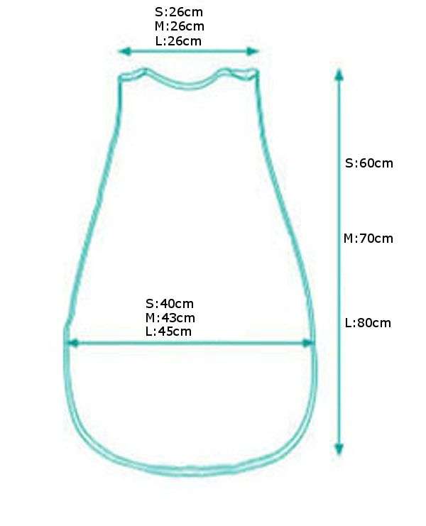 Olive Tree - 4 Layer Muslin Sleeveless Summer Sleeping Bag - Fish&Bubble - White - M