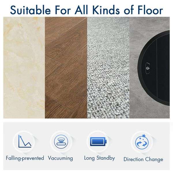 MiHuis Automatic Smart Robot Vacuum Cleaner - Open Box