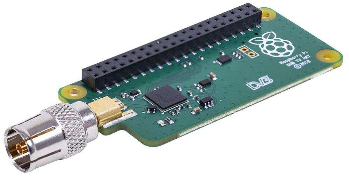 TV HAT For Raspberry Pi, Digital TV Tuner DVB-T2, Network Streaming