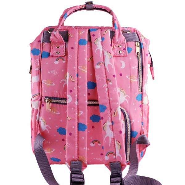 Multi-Functional Diaper Bag - Pink Unicorn (READ THE DESCRIPTION)