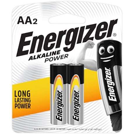 Energizer - Power Alkaline AA Card 2 - Energizer - Power Alkaline AA Card 2