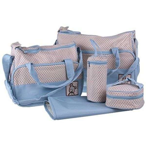 5-in-1 Multifunctional Nappy Bag - Blue (READ THE DESCRIPTION)