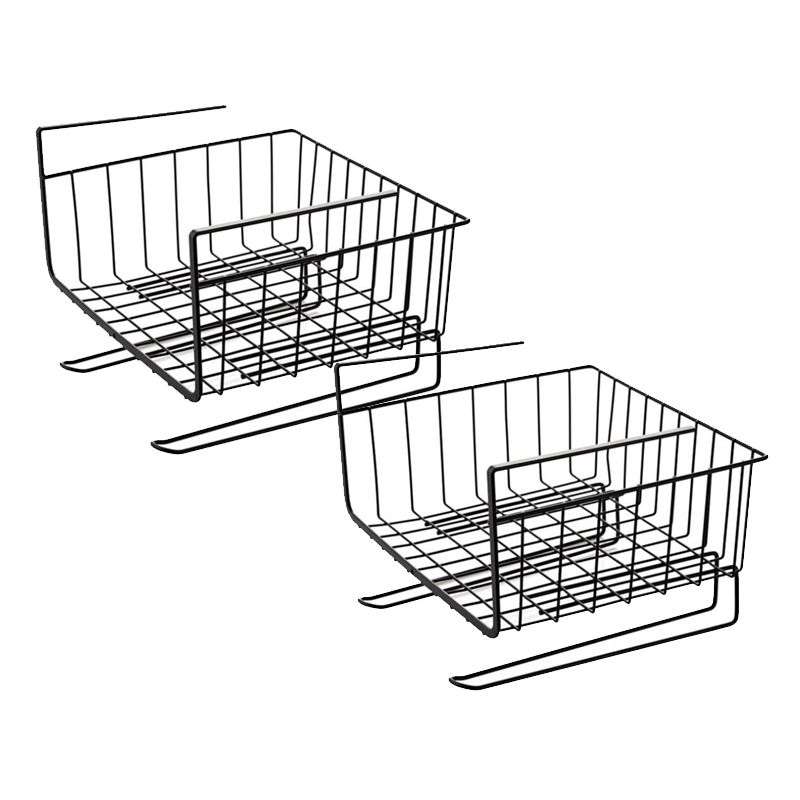 DHAO-2PCS Hanging Kitchen Baskets Under Cabinet Storage Organizer Rack