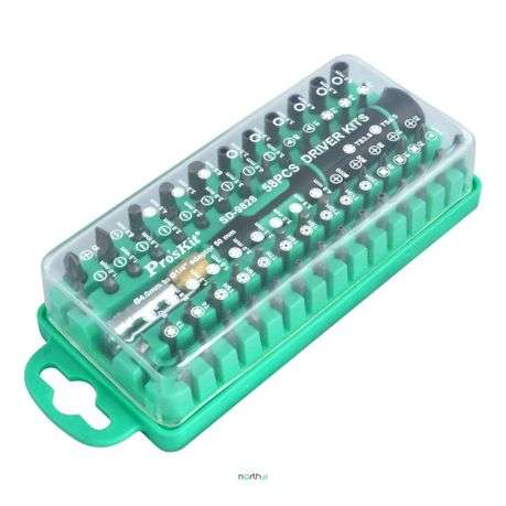 Proskit - PRKSD9828 58Piece Precision Screwdriver Set for Electronics,Non-slip handle - Proskit -...