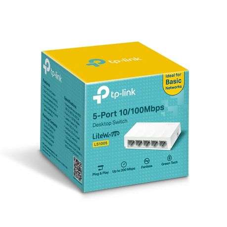 Tp-Link - 5-Port 10/100mbps Desktop Switch - Tp-Link - 5-Port 10/100mbps Desktop Switch