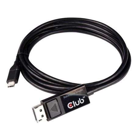 CLUB3D - 1.8m USB Type-C To DisplayPort 1.4 mm Bi-Directional Cable - CLUB3D - 1.8m USB Type-C To...