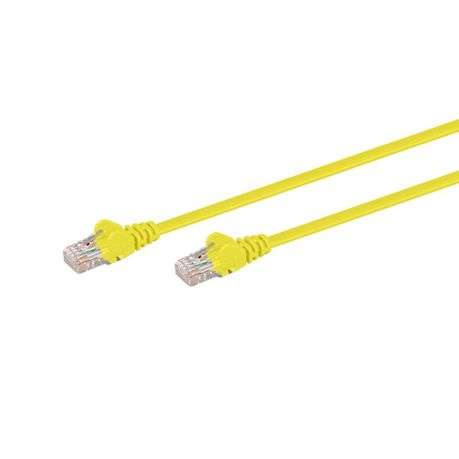 10M CAT5E Moulded Flylead - Yellow - 10M CAT5E Moulded Flylead - Yellow