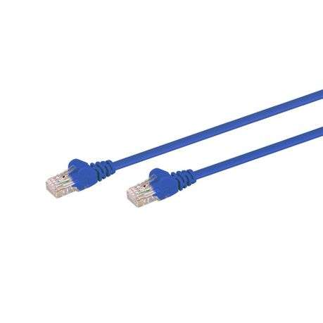 5M CAT5E Moulded Flylead - Blue - 5M CAT5E Moulded Flylead - Blue