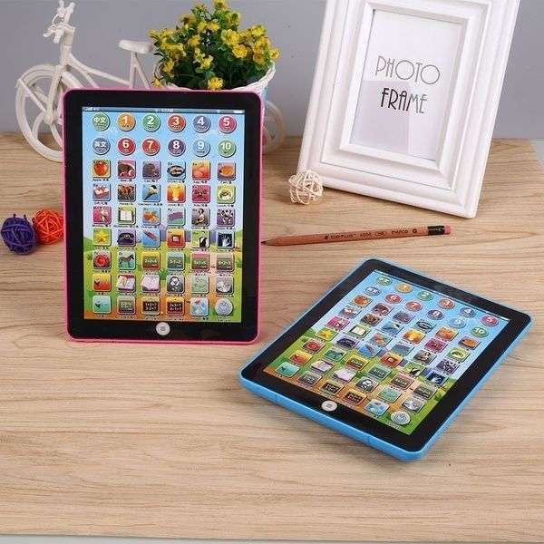 Children`s Interactive Learning Tablet J Pad - Blue((PACK OF 3)REFURBISHED)