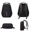 Anti-Theft Travel Laptop Backpack Waterproof - Black