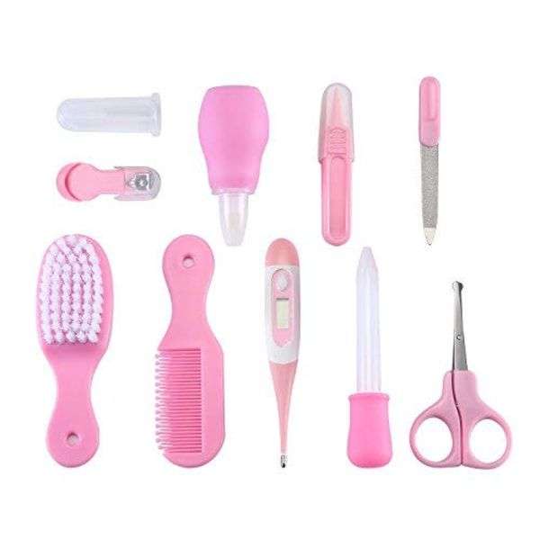 10 in 1 Baby Care Kit - Pink (MISSING 2 PIECES)