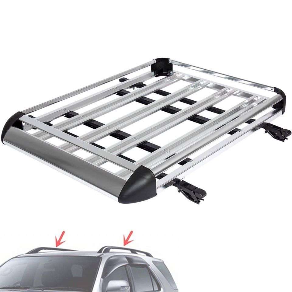 Aluminum Roof Rack- Silver