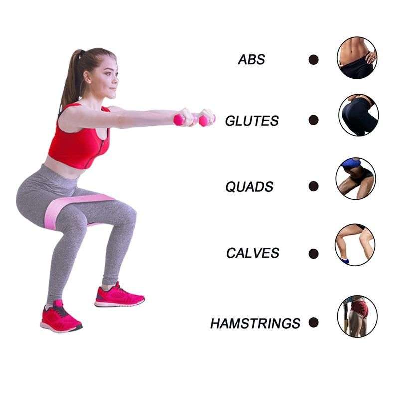 3 Pcs Hip Resistance Bands