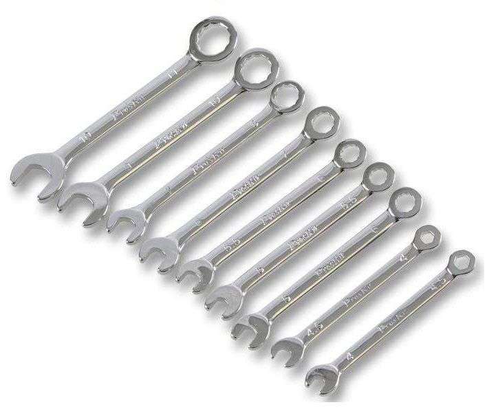 Proskit, Wrench Set, Combination, Metric, 10 Piece