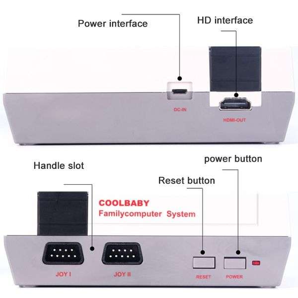 Retro Classic Video Game Console