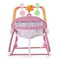 Totland Infant to Toddler Baby Musical Rocker - Pink