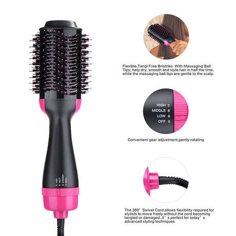 3 IN 1 One Step Blow Brush Volumizer Ceramic Heat