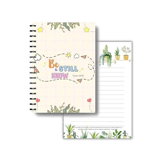 Scripture-Filled Bible Journal and Prayer Notebook for Daily Devotion and Reflection [Spiral-bound]